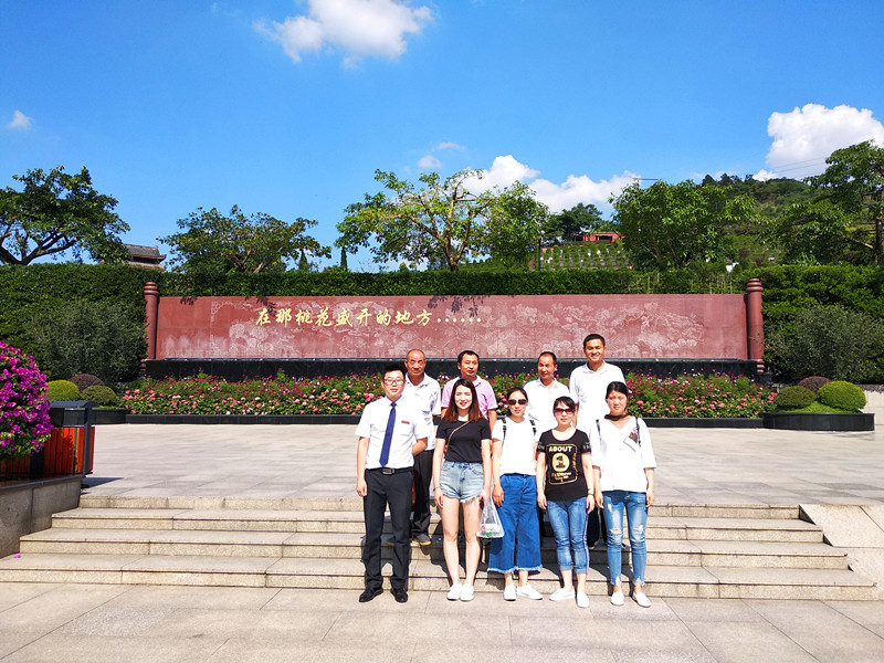 西安壽陽山墓園赴長松寺學習考察園區(qū)管理建設(shè)